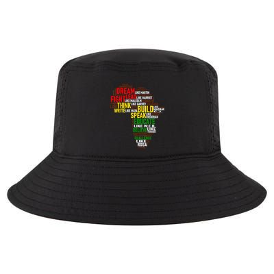 Dream Like Martin Black History Month African Celebration Cool Comfort Performance Bucket Hat