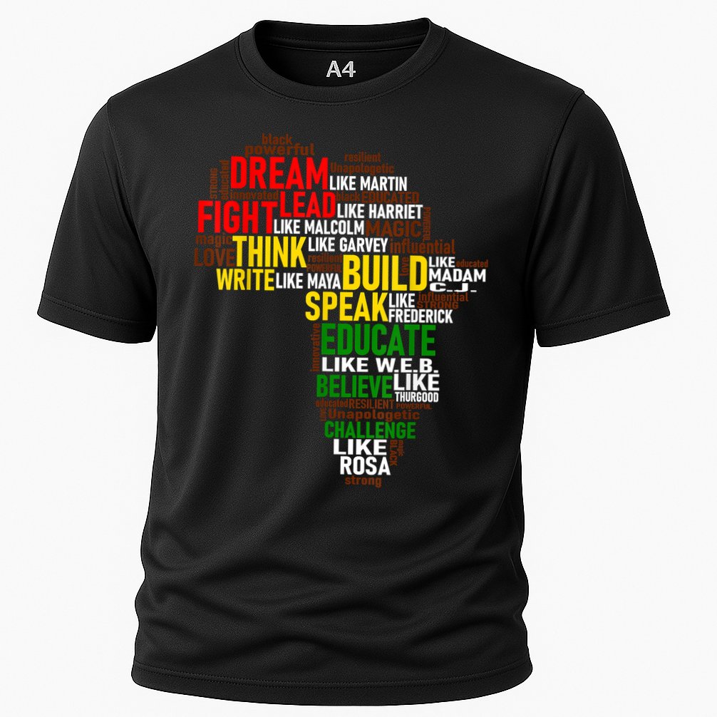 Dream Like Martin Black History Month African Celebration Cooling Performance Crew T-Shirt