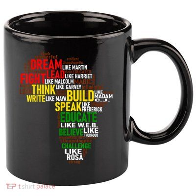 Dream Like Martin Black History Month African Celebration 11oz C Handle Ceramic Mug