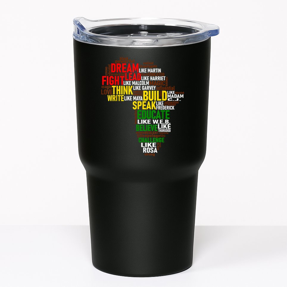 Dream Like Martin Black History Month African Celebration Tumbler