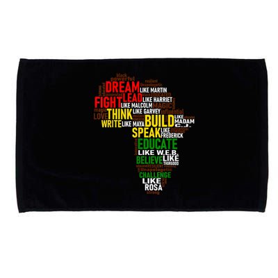 Dream Like Martin Black History Month African Celebration Microfiber Hand Towel