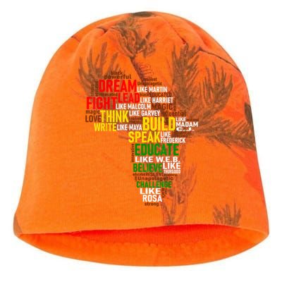 Dream Like Martin Black History Month African Celebration Kati - Camo Knit Beanie