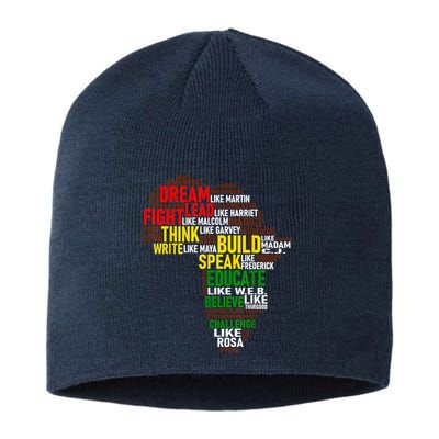 Dream Like Martin Black History Month African Celebration Sustainable Beanie