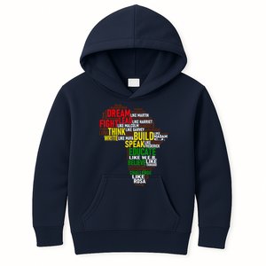 Dream Like Martin Black History Month African Celebration Kids Hoodie