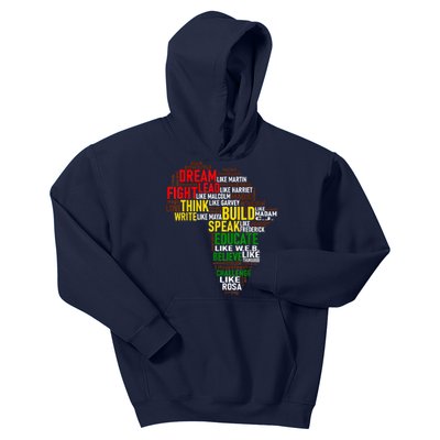 Dream Like Martin Black History Month African Celebration Kids Hoodie