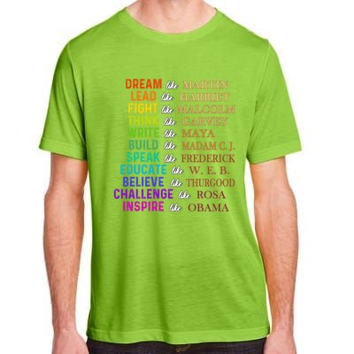 Dream Like Martin Lead Like Harriet The Juneteenth 1865 Gift Adult ChromaSoft Performance T-Shirt