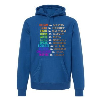 Dream Like Martin Lead Like Harriet The Juneteenth 1865 Gift Premium Hoodie