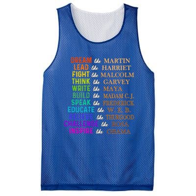 Dream Like Martin Lead Like Harriet The Juneteenth 1865 Gift Mesh Reversible Basketball Jersey Tank