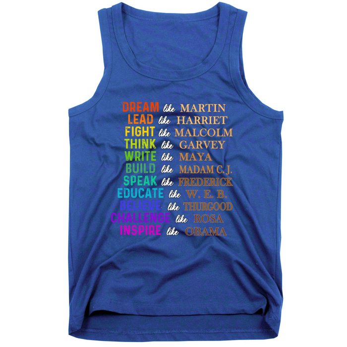 Dream Like Martin Lead Like Harriet The Juneteenth 1865 Gift Tank Top