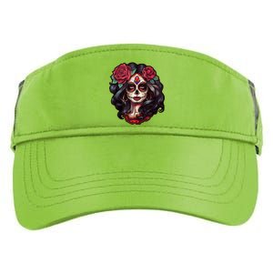 De Los Muertos La Catrina Day Of The Dead Sugar Skull Women Adult Drive Performance Visor