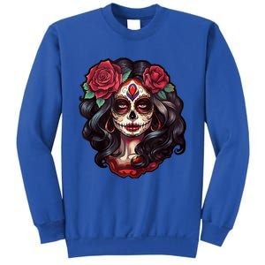 De Los Muertos La Catrina Day Of The Dead Sugar Skull Women Sweatshirt