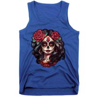 De Los Muertos La Catrina Day Of The Dead Sugar Skull Women Tank Top