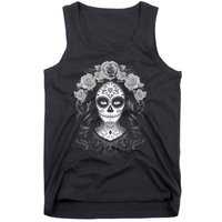 De Los Muertos La Catrina Day Of The Dead Sugar Skull Women Tank Top