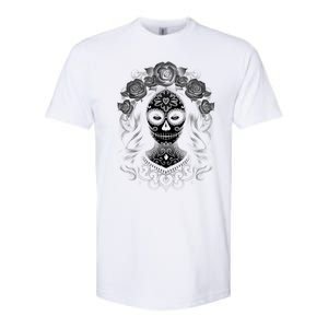 De Los Muertos La Catrina Day Of The Dead Sugar Skull Women Softstyle CVC T-Shirt