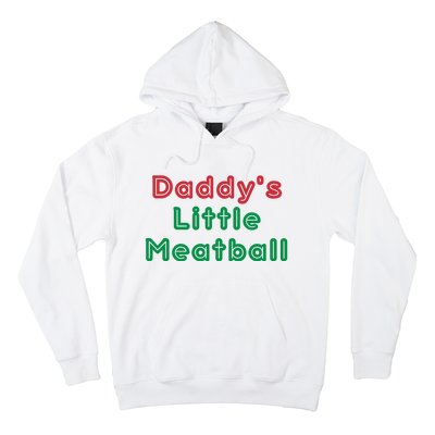 Daddy Little Meatball Italian Funny Daddy Little Meatball Father’s Day Hoodie