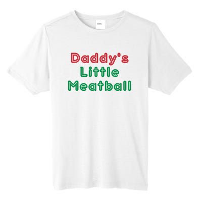 Daddy Little Meatball Italian Funny Daddy Little Meatball Father’s Day Tall Fusion ChromaSoft Performance T-Shirt