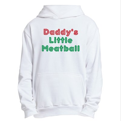 Daddy Little Meatball Italian Funny Daddy Little Meatball Father’s Day Urban Pullover Hoodie