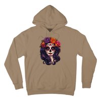 De Los Muertos La Catrina Day Of The Dead Sugar Skull Women Hoodie