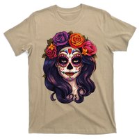 De Los Muertos La Catrina Day Of The Dead Sugar Skull Women T-Shirt