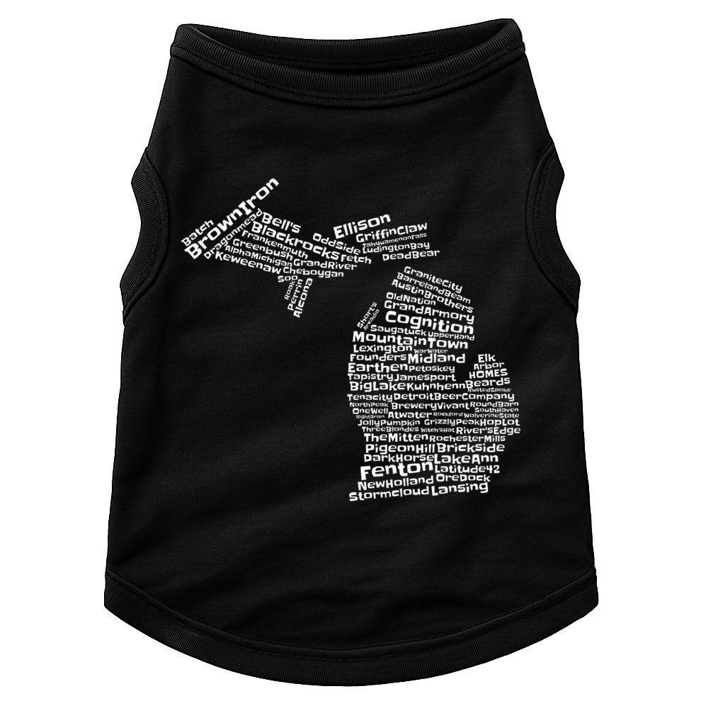 Drink Local Michigan Breweries Doggie Tank