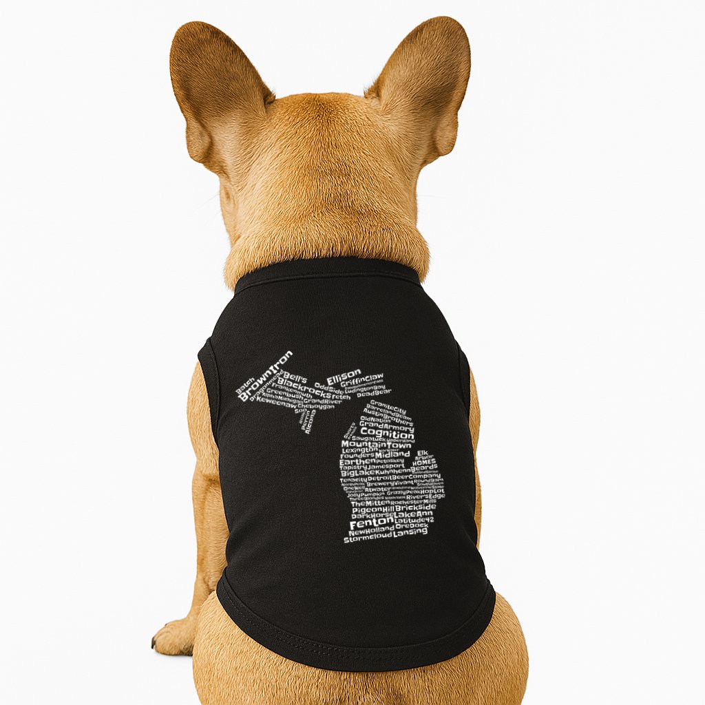 Drink Local Michigan Breweries Doggie Tank