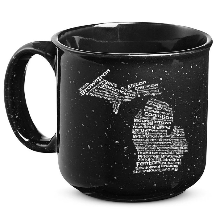 Drink Local Michigan Breweries 15oz Campfire Ceramic Mug