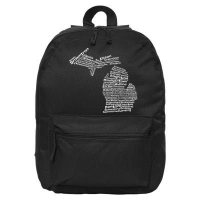 Drink Local Michigan Breweries 16 in Basic Backpack