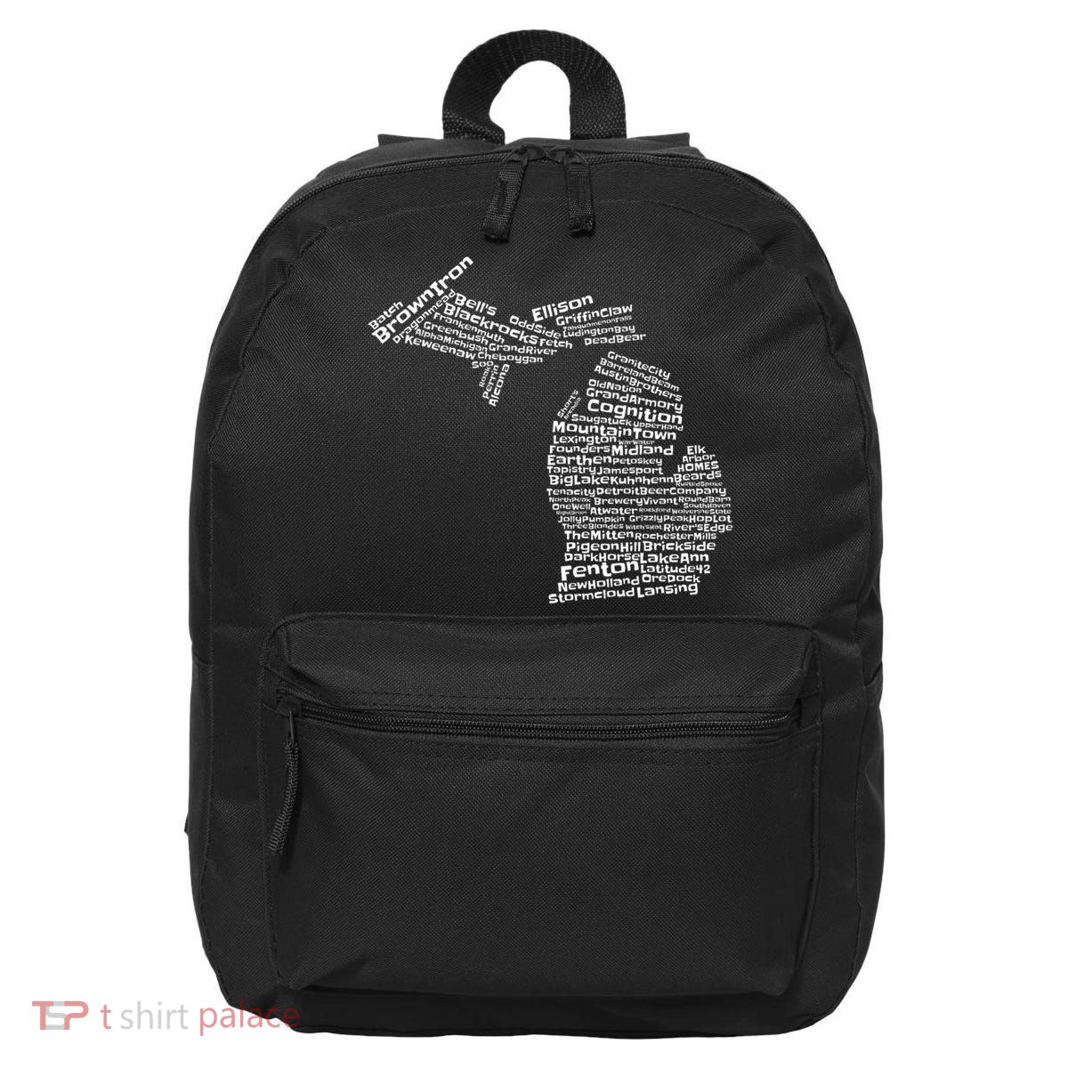Drink Local Michigan Breweries 16 in Basic Backpack