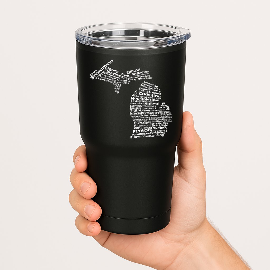 Drink Local Michigan Breweries Tumbler
