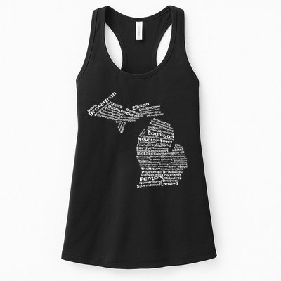 Drink Local Michigan Breweries Womens Tank Top