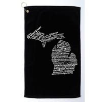 Drink Local Michigan Breweries Golf Towel
