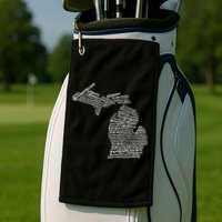 Drink Local Michigan Breweries Golf Towel