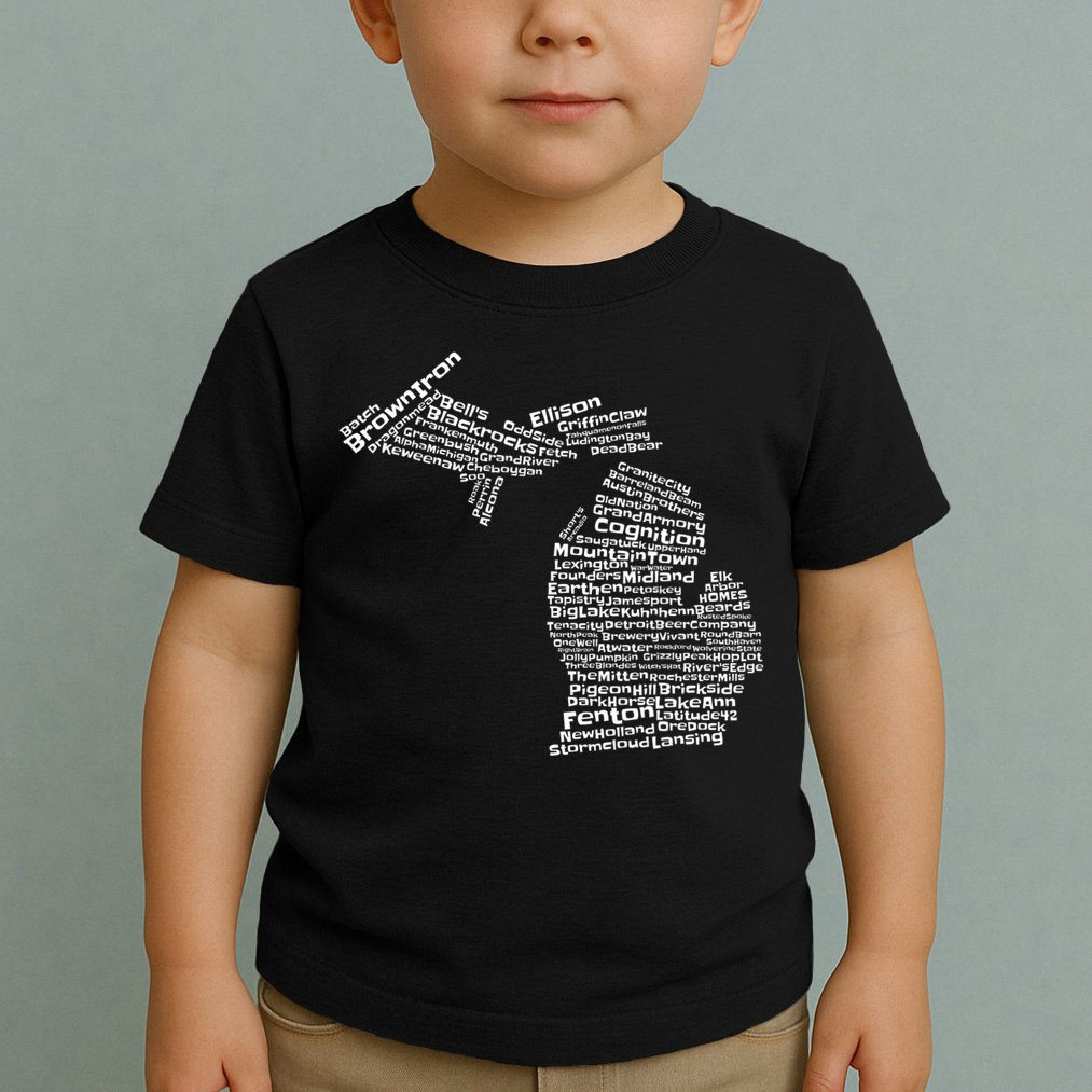 Drink Local Michigan Breweries Toddler T-Shirt