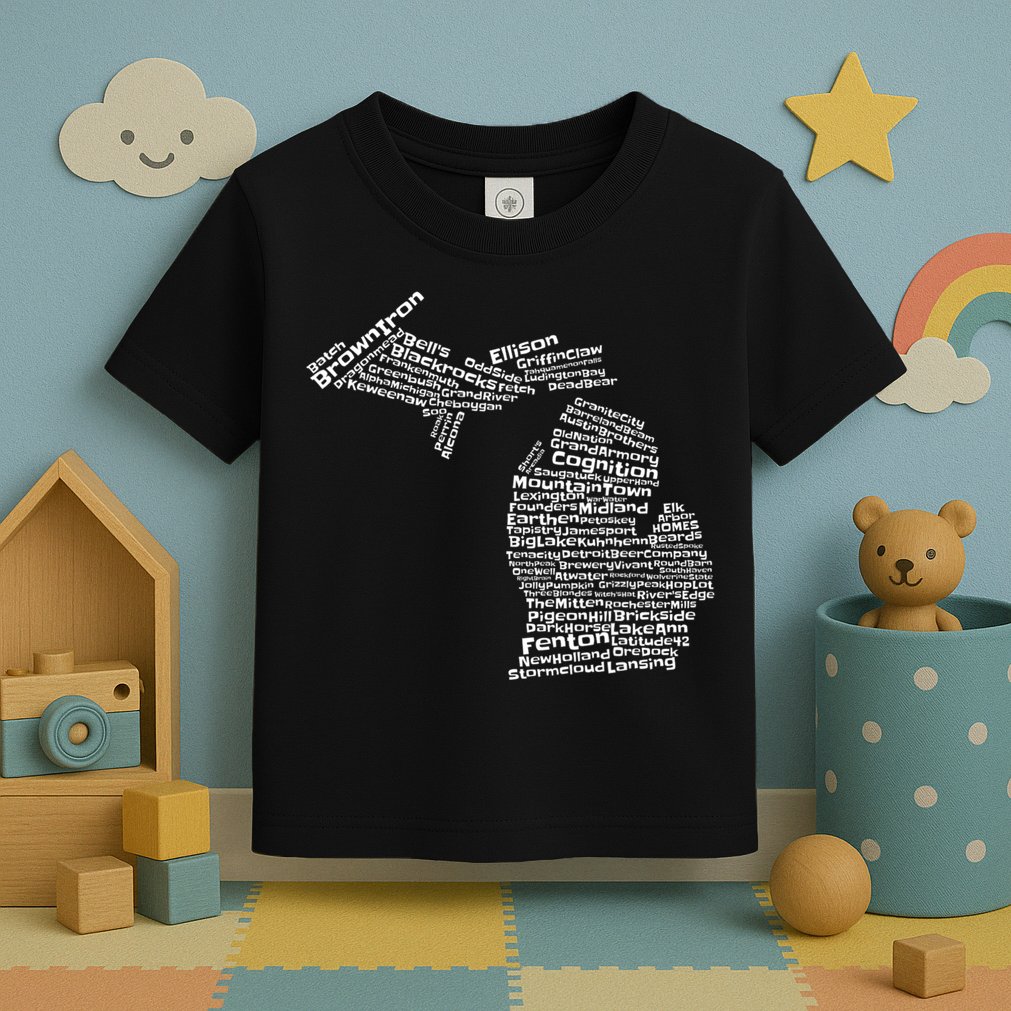 Drink Local Michigan Breweries Toddler T-Shirt