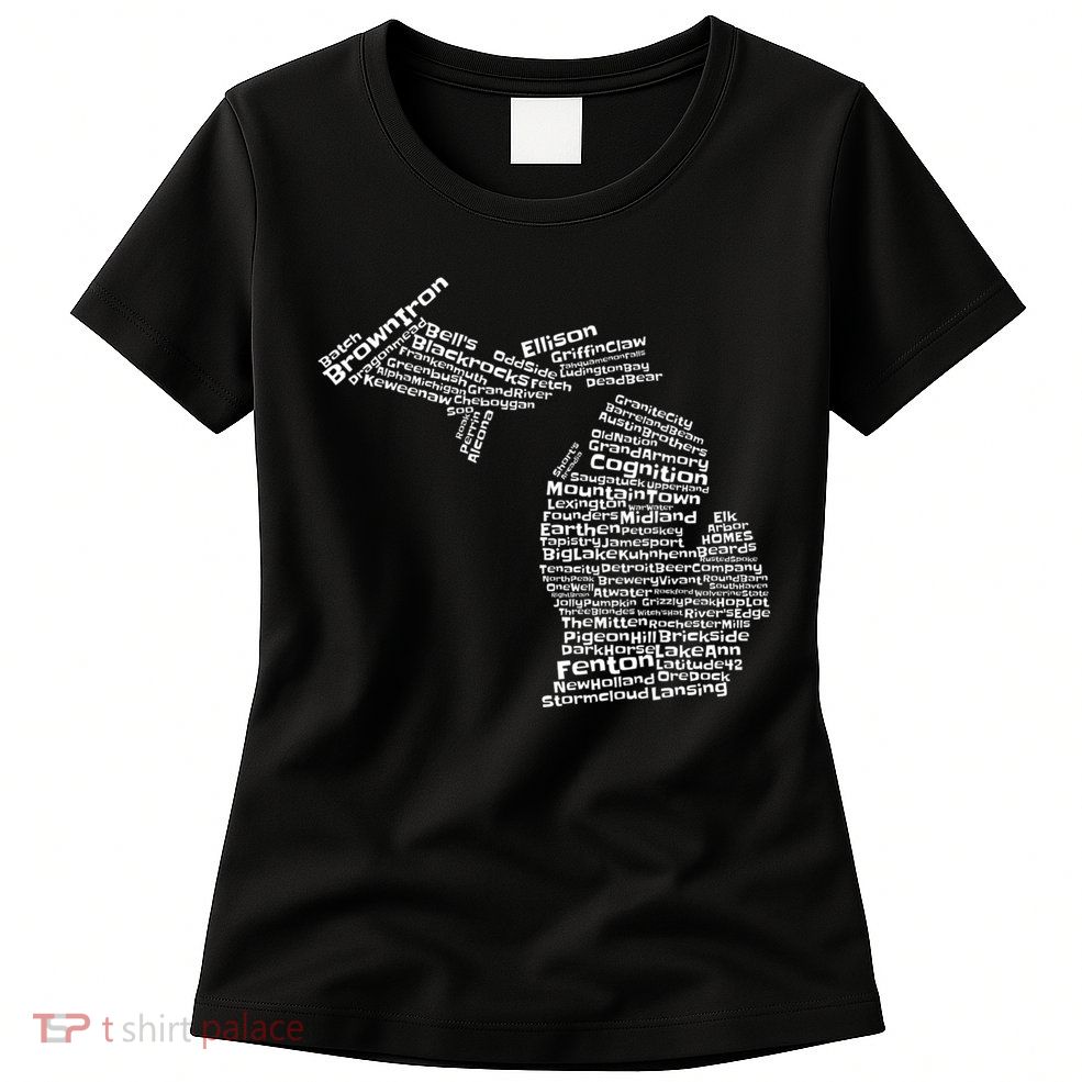 Drink Local Michigan Breweries Womens T-Shirt