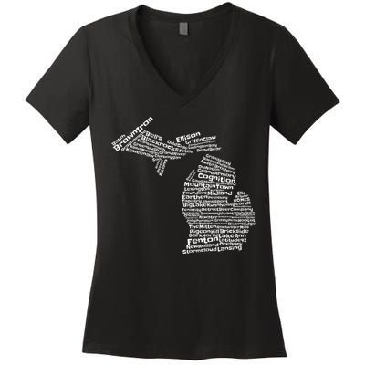 Drink Local Michigan Breweries Women's V-Neck T-Shirt