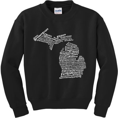 Drink Local Michigan Breweries Kids Sweatshirt