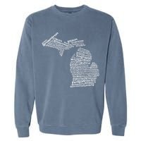 Drink Local Michigan Breweries Garment-Dyed Sweatshirt