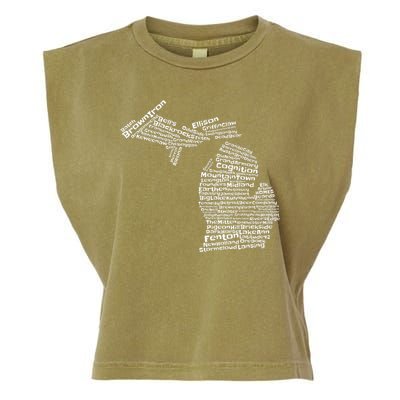Drink Local Michigan Breweries Garment-Dyed Women's Muscle Tee