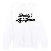 Daddy's Lil Monster  Premium Crewneck Sweatshirt