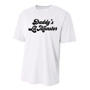 Daddy's Lil Monster  Performance Sprint T-Shirt