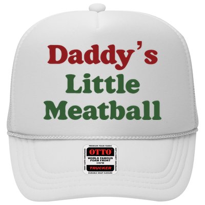 Daddy Little Meatball Italian Funny Daddy Little Meatball Father’s Day Trucker Hat