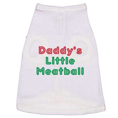 Daddy Little Meatball Doggie Tank