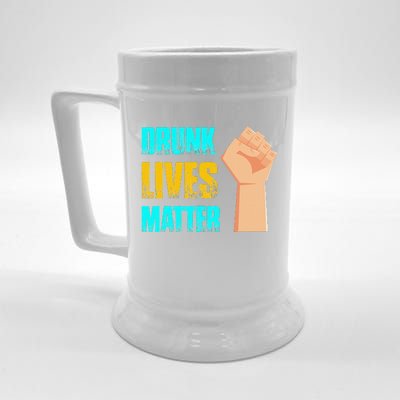 Drunk Lives Matter Saint Patrick's Day Beer Stein