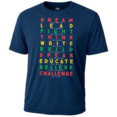 Dream Like Martin Lead Like Harriet Black History Month Performance Shirt