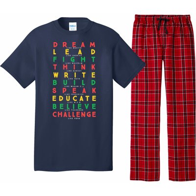 Dream Like Martin Lead Like Harriet Black History Month Pajama Set