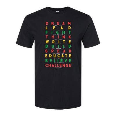 Dream Like Martin Lead Like Harriet Black History Month Softstyle CVC T-Shirt