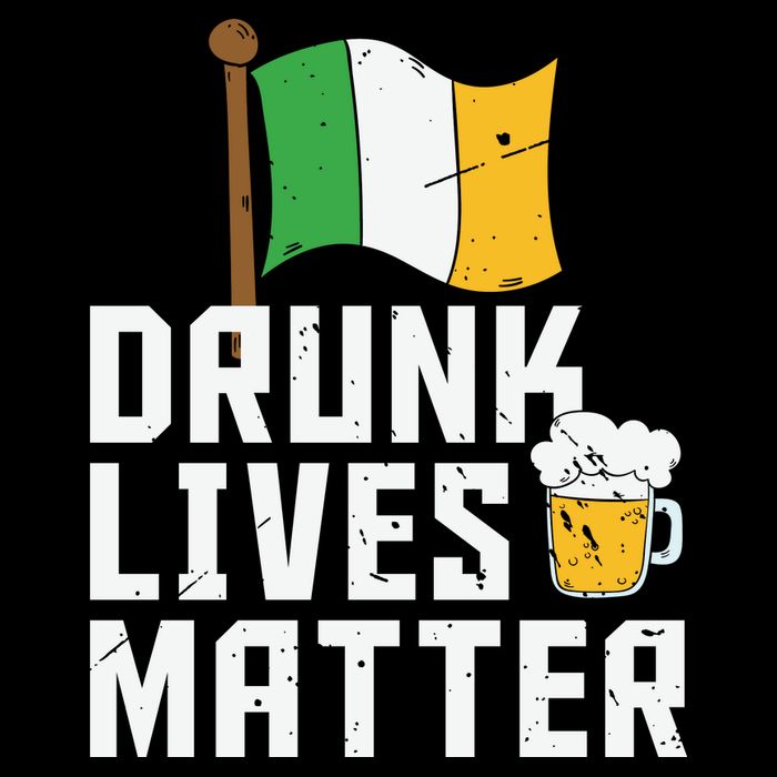 Drunk Lives Matter Funny St Patricks Day Apron