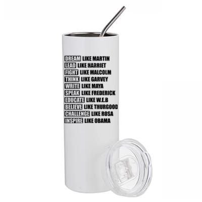 Dream Like Martin Funny Gift Black Pride Funny Gift Stainless Steel Tumbler