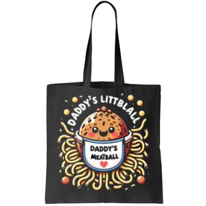 Daddys Little Meatball Cute Gift Tote Bag